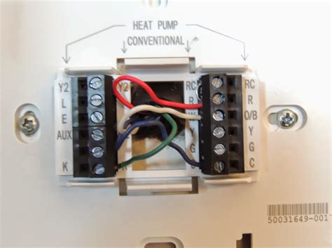 Each terminal is marked with a letter that usually corresponds to the color of the wire that should be used to connect it. Our Daily Green: The coolest and hottest thermostat ever ...