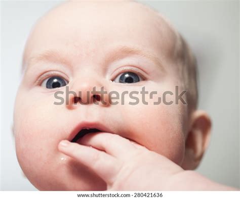 Baby Boy Finger Sucking Mouth Stock Photo Edit Now 280421636