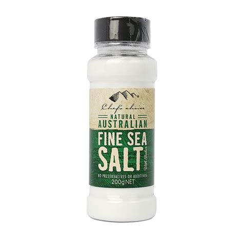 Natural Australian Fine Sea Salt With Shaker Premium Gourmet Food