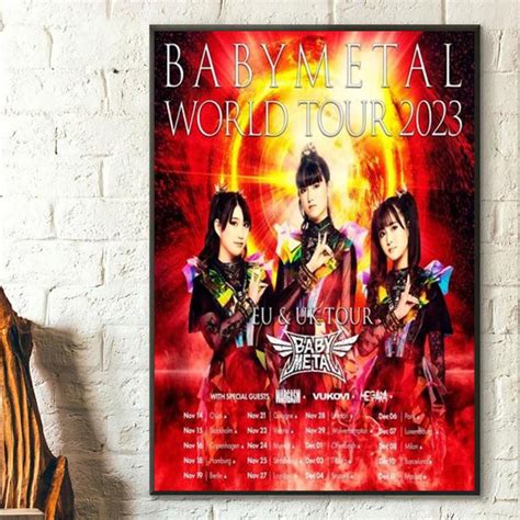 Babymetal Tour 2023 Poster Bunbotee