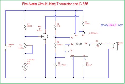 Circuit Diagram Of Fire Alarm Using Lm741 Circuit Diagram