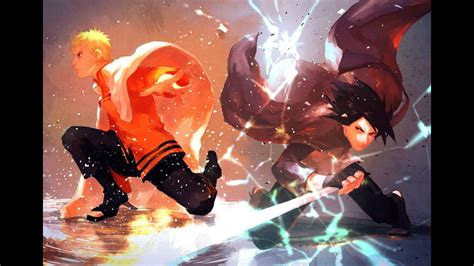 Naruto And Sasuke Vs Momoshiki Battle Ost Most Epic