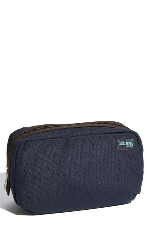 Jack Spade Nylon Canvas Traditional Toiletries Bag In Blue For Men
