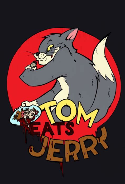 tom eats jerry by Morgan Sawyer, via Behance | Retro cartoons, Pop art