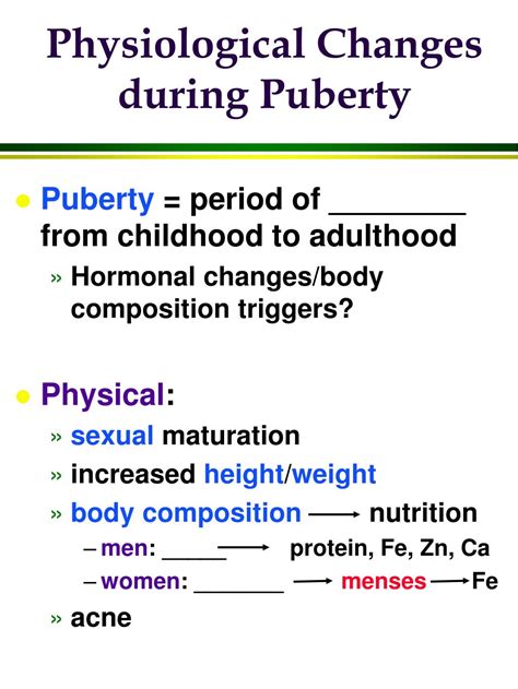Ppt Nutrition During Adolescence Powerpoint Presentation Free Download Id1066066