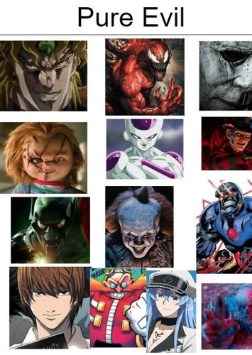 Pure Evil Fan Casting For Villains Sorted By Broken Or Pure Evil