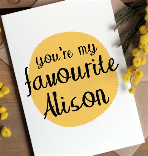 You Re My Favourite Wife Card By Ivorymint Stationery