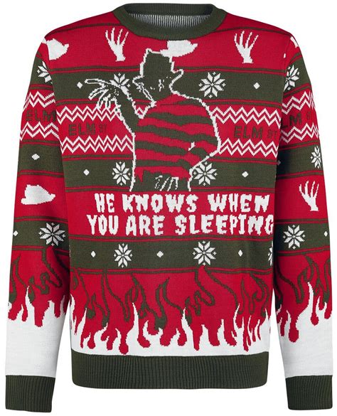 Freddy Street Sweaters Stylish Jumper Nightmare On Elm Street