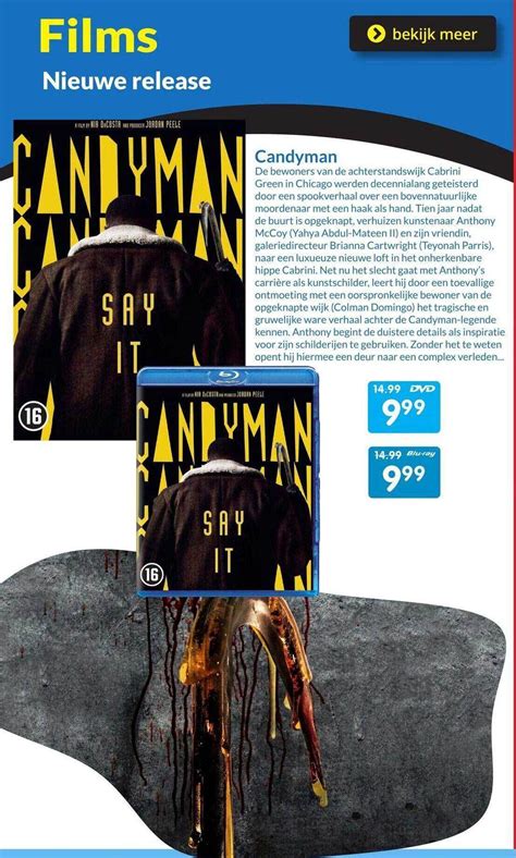 Candyman Dvd Of Blu Ray Aanbieding Bij Boekenvoordeel