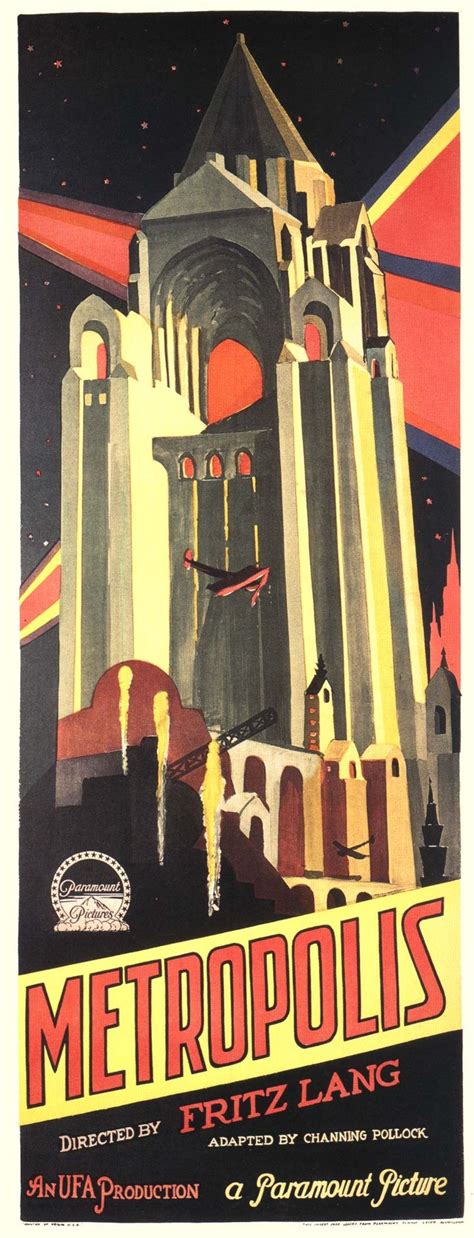 Metropolis Art Deco Posters Movie Posters Vintage Movie Art