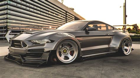 2020 Ford Mustang Shelby Super Snake Rendered With Wild Body Kit