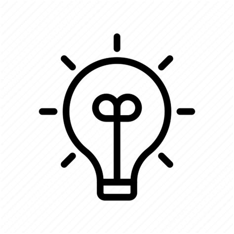Bulb Creativity Idea Lamp Light Icon
