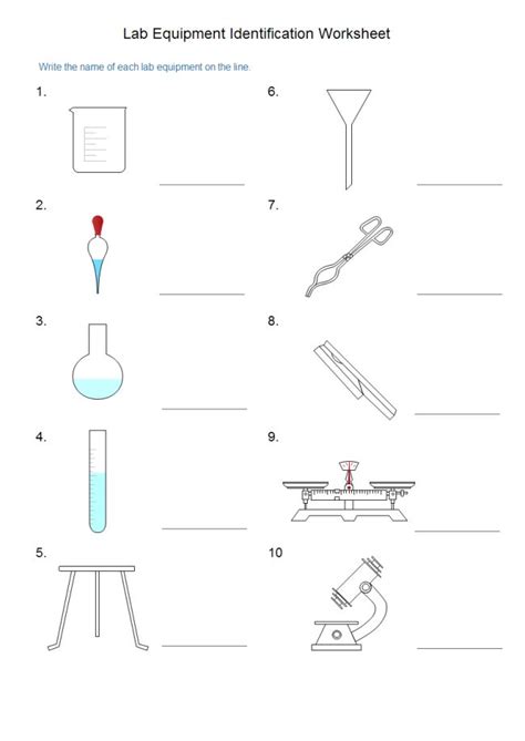 Science Instruments Worksheet