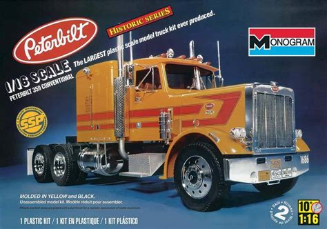 Revell Monogram Peterbilt 359 Truck 116 Model Kit Image At Mighty