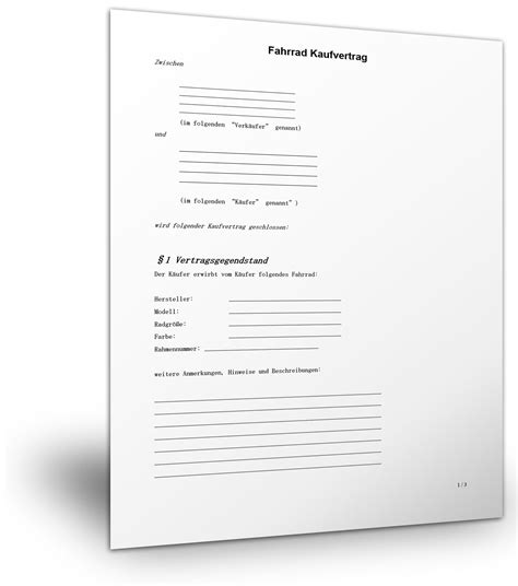 E in musterformular für einen grabpflegevertrag können sie sich hier herunterladen, ausdrucken, vorab ausfüllen und bringen das formular dann zur besprechnung mit ins. Kostenlose Vorlage für einen Fahrrad-Kaufvertrag ⋆