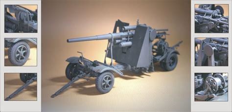 Afv Club Military 135 Flak 18 88mm Gun Kit Internet Hobbies