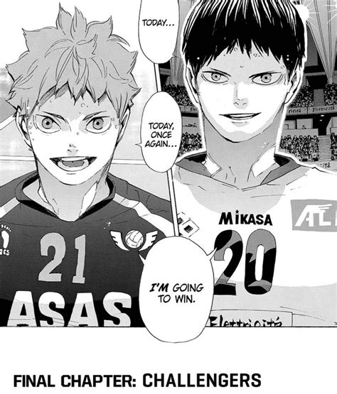 Final Chapter Kagehina Manga Panel Haikyuu Anime Anime Anime Life