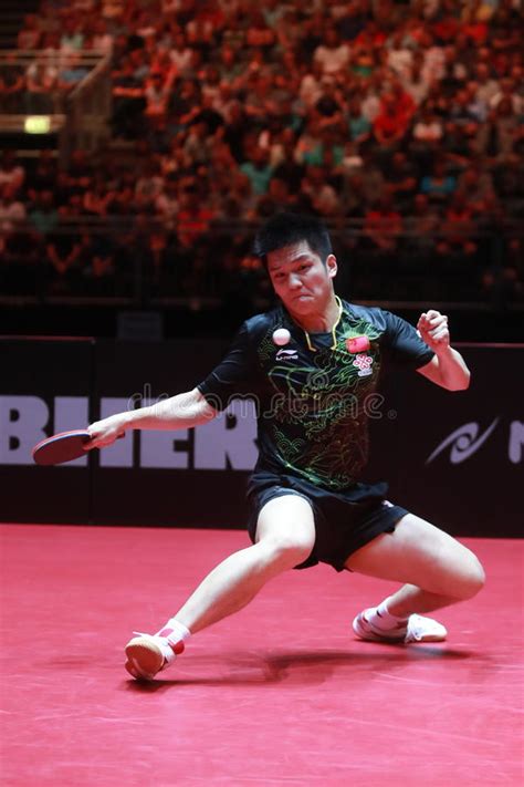 Fan zhendong backhand is the top of the world. FAN Zhendong top spin editorial photo. Image of dusseldorf ...