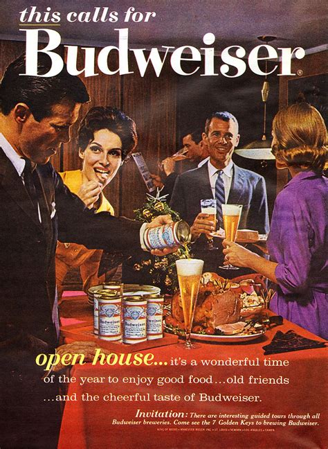 Budweiser 1962 Budweiser Beer Beer Ad Budweiser