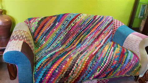 Diy heart baby blankets wonderful charted. Diagonal C2C Large Crochet Wool Blanket Afghan Sock Yarn ...