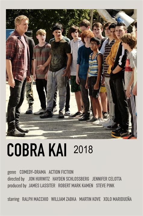 Cobra Kai 2020 Movie Character Posters Iconic Movie Posters Film