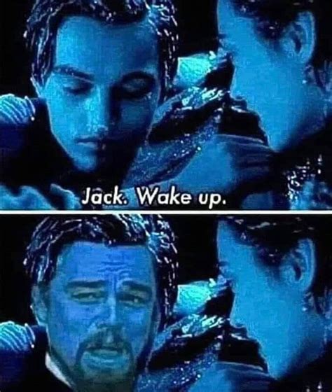 Jack Wake Up And Laugh Leonardo Dicaprio Laughing Meme Keep Meme