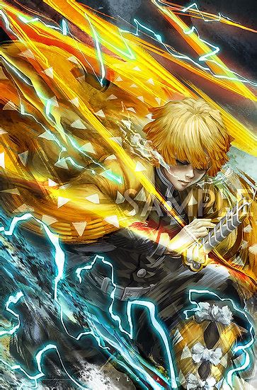 Poster Zenitsu Thunderclap N Flash Artstore