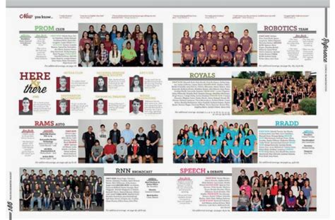 Cool Way To Fit A Bunch Of Clubs On One Spread Yearbook Design
