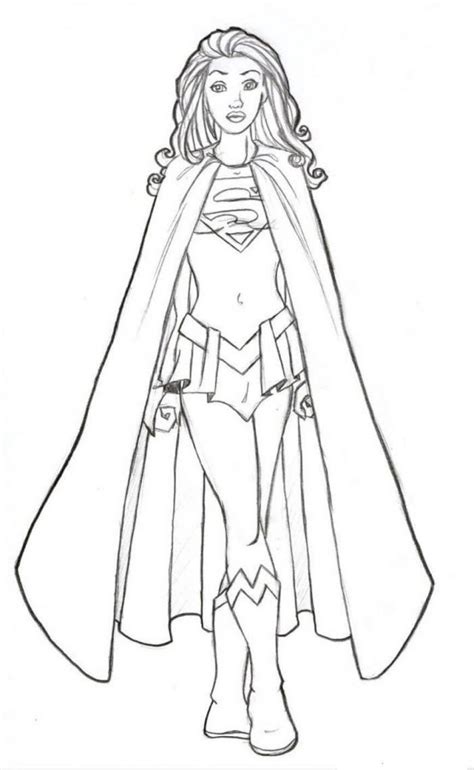 supergirl coloring pages superhero coloring pages superhero coloring super coloring pages
