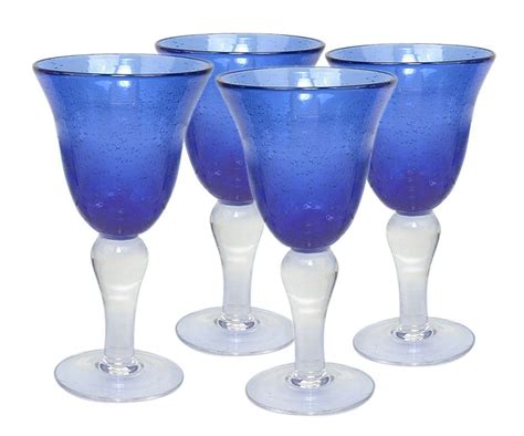 Best Cobalt Goblets Blue Glass High Quality Quality Crafted Glass Blue Kitchen Accessories