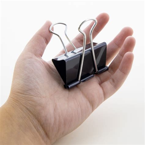 Bazic Large 2 51mm Black Binder Clip 4pack Bazic Products