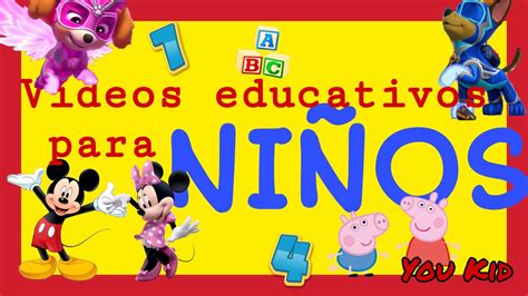 Videos Educativos Para NiÑos💙😃— De 2 A 7 Años Recopilación Lo Mejor De