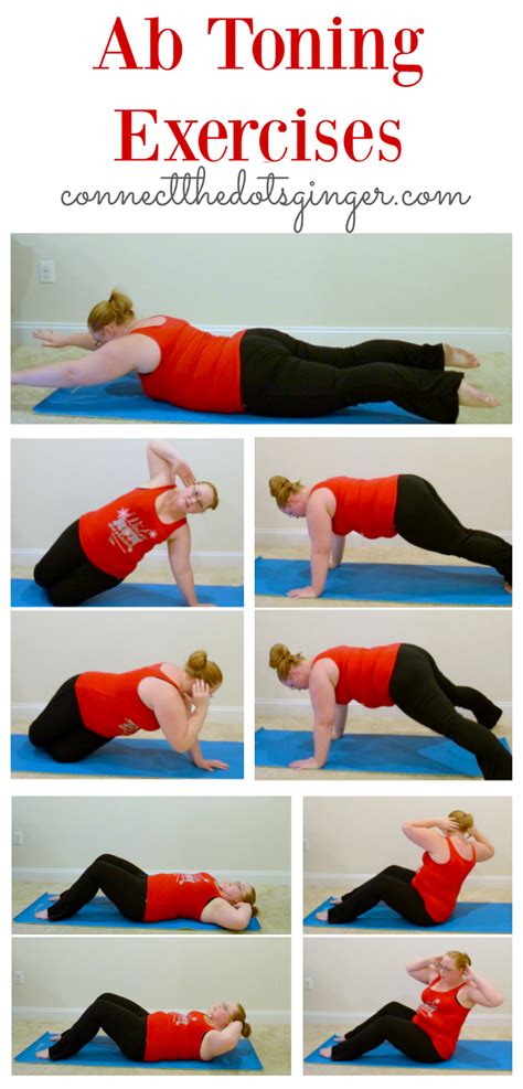 Connect The Dots Ginger Becky Allen Plus Size Fitness Ab Toning