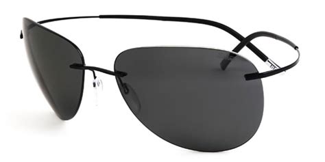 Silhouette 8697 9040 Sunglasses Black Visiondirect Australia