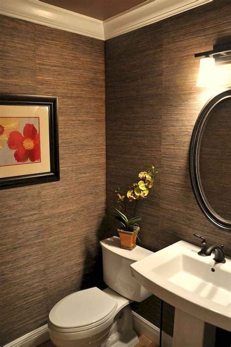 Hear the phrase powder room and images of tiny (maybe even bordering on claustrophobic!) bathrooms spring to mind. Marvelous-Small-Powder-Room-Ideas-1 - inspiredetail.com