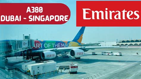 Flight Review Emirates A380 Dubai To Singapore Economy Class Youtube
