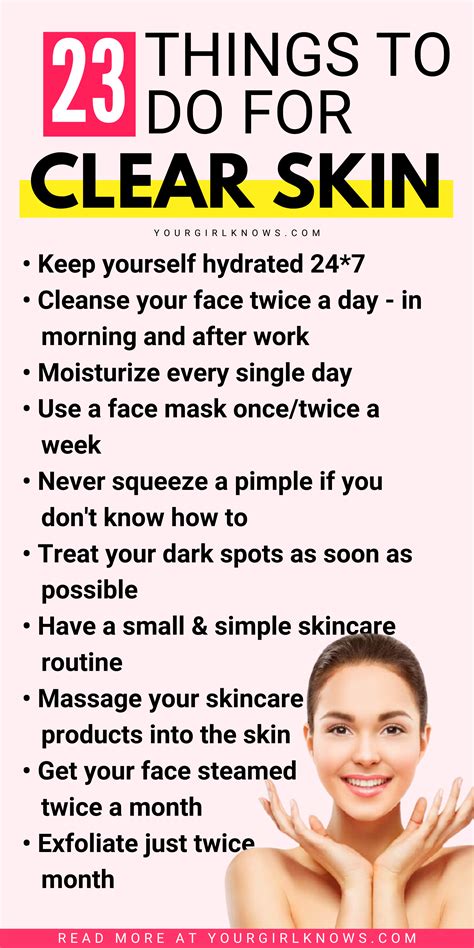 Clear Skin Tips That Actually Work How To Get Clear Skin Yourgirlknows Clear Skin Skin