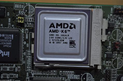 A Trend Atc 1000 V2 Socket 7 Motherboard With Amd K6 166alr And 16mb