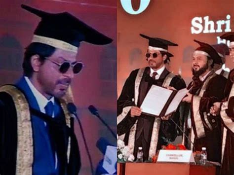 shah rukh khan s statements in his speech after getting a doctorate will give you some life