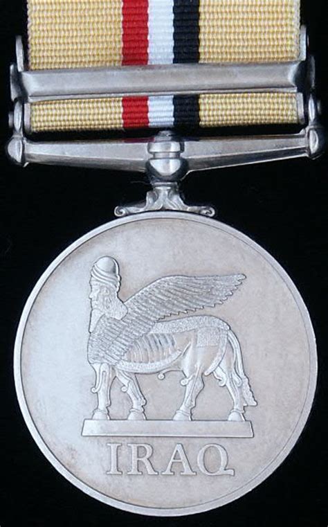 The Iraq Medal Operation Telic Second Gulf War 2003