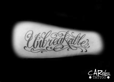 New years day talks newest album, unbreakable. unbreakable script tattoo - different font though love ...