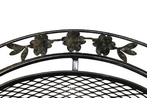Mid Century Wrought Iron Patio Set In The Style Of Russell Woodard