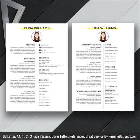 Choose your file and press enter or click open to open it. 2020 MS Word Resume Template, Cover Letter and References ...