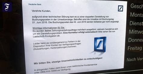 Banking & brokerage bei der postbank: Software-Fehler der Deutschen Bank im Online-Banking