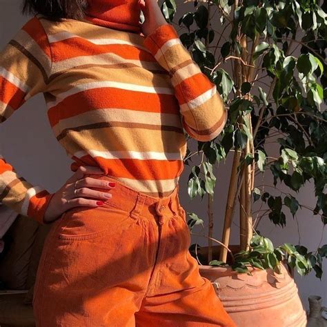 Pinterest Nycgoddess Orange Outfit Orange Outfit Fashion Aesthetic