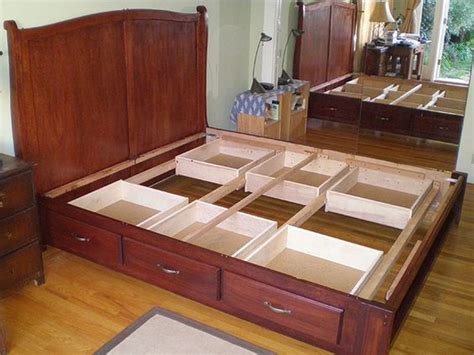 Sculpture Of Fascinating Beds With Drawers For Super Convenient