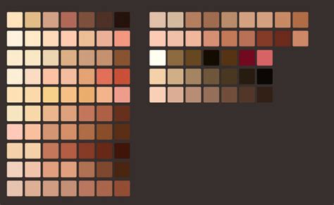Mixed Skin Tones Color Palette Skin Color Palette Colors For Skin