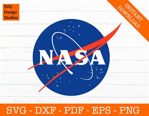 Nasa Logo Svg Space Svg Science Svg Astronomy Svg Clipart Etsy