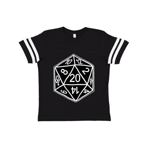 20 Sided Black Dice Youth T Shirt