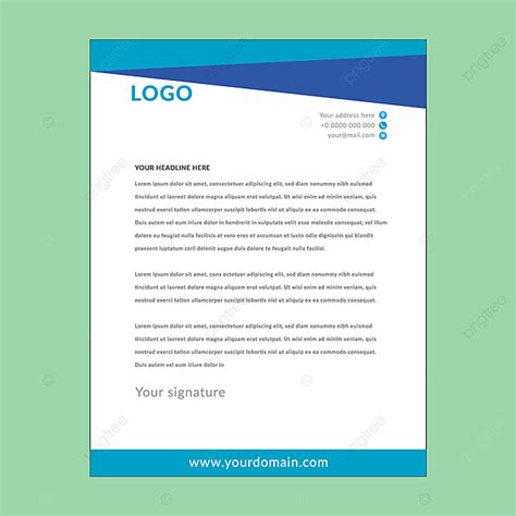 Office Letterhead Template Free Download Hq Printable Documents